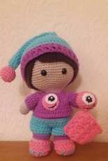 Laura Tegg - Weebee Doll - Friendly Monster Pyjamas