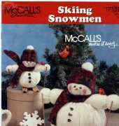 McCalls Skiing Snowmen
