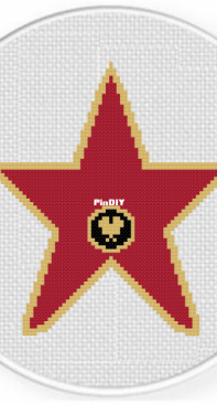 Daily Cross Stitch - Walk of Fame Star