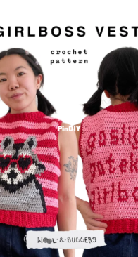 Girlboss Vest - Woodl and buggers - English