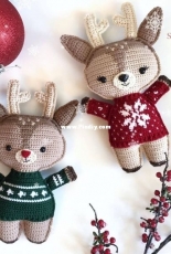 Spin a Yarn Crochet - Jillian Hewitt - Holiday Deer - Free