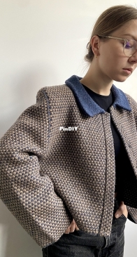 Soigné jacket by lowkey bold knit