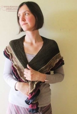 Hoopla Shawl by Dani Sunshine/Lioness Arts