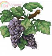 Blue / Dark Grapes 4678 from Hafty Polskie 2010.05 XSD