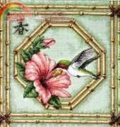Dimensions 13707 Hummingbird and Bamboo