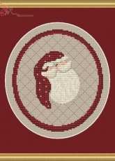 StitchX Cross Stitch Designs - Santa Cameo