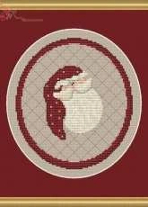 StitchX Cross Stitch Designs - Santa Cameo