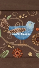 Mill Hill DM30-1811 Blue Bird by Debbie Mumm PCS