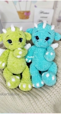 Proskuryakova_knits - Svetlana Proskuryakova - Светлана Проскурякова - Dragon - Дракоша малыш - Russian