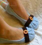 Two Girls Patterns 111 - Lorin Jean  - Cute as a Button House Slippers