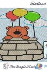 Two Magic Pixels - Balloon Bear