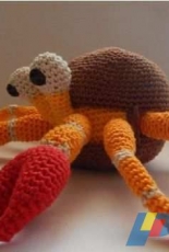 Ami loves gurumi- K. Godinez- Coconut for the Crab Karoline - Spanish - Free