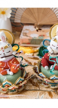 New Mommy Handmade DIY - Su Su Jie Jia - Susans Family - The Flying Celestial Rabbit Music Boxes - Free