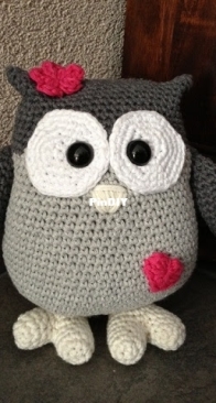 Crocheted owl