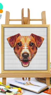 Awesome Pattern Studio - CS1954 - Mandala Jack Russel Terrier XSD