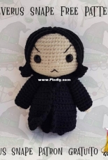 Galencaixe Encaixe y Amigurumis - Vita - Severus Snape free pattern - Spanish and English - Free