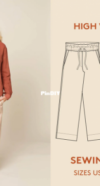 Wardrobe By Me - High Waist Pants Sizes 0-24
