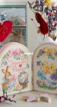 Joyeuses Paques by Veronique Enginger from Creation Point de Croix 99 PCS + XSD