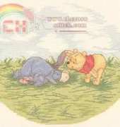 Designer Stitches DD152 Disney Winnie the Pooh Hello There Friend!