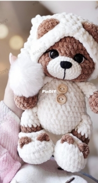 Eria Toys Ukraine - Eria Toys - Valeriia Holubovska - Teddy Bear in Pajamas