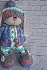 Irina Tarasova - Set with a blue coat - Russian