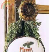Christmas Ornament Door Hanger from BH&G book