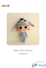 Gingermelon Design- Peek-a-Boo Eeyore