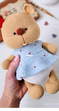Kind Toys Patterns - Olya Joy - Olga Radost - Baby Bear