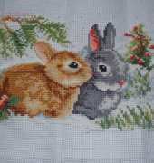 Previously embroidered finished...