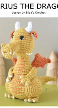 Elisas Crochet - Elisa Sartori - Darius the Dragon - El Dragón Darius - English - Spanish