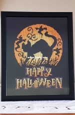 Happy Halloween moon