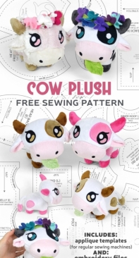Sew Desu Ne? - Cow Plush - Choly Knight - Free