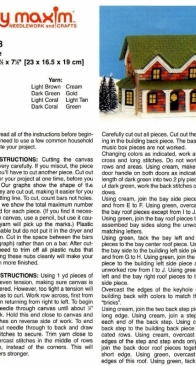 Mary Maxim - Brick House - N° 13978