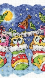 Heritage Rafts BFCH1587 Birds of A Feather - A Christmas Hoot - Karen Carter