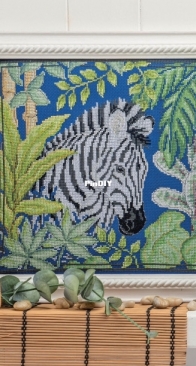 Safari Stripes by Maria Diaz from Cross Stitcher Issue 373 XSD
