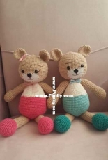 Amigurumi Two Bears