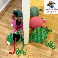 Carolyn Zaki - The Squashed Frog Door Stopper