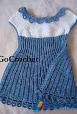 Ellen K Gormley - Summer Blues Baby Dress