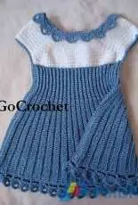Ellen K Gormley - Summer Blues Baby Dress