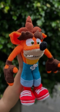 Crash Bandicoot - woolwolf_crochet_toys -english