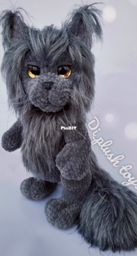Di Plushtoys - Diana Shestopalova - Maincoon Cat - English Translated