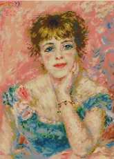 Riolis 1439 Portrait of Jeanne Samary (Renoir)