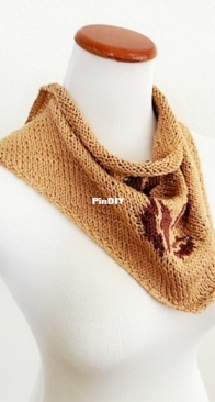 Coffee Bean Kerchief by Petra Breakstone