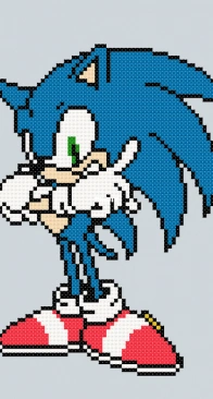 Cross Stitch Quest - Classic Sonic the Hedgehog