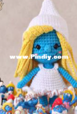 Amigurumi By Güli - Gülizar Ekiz - Smurfette - Chinese - Translated