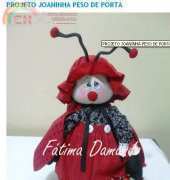 Dona Fran Atelier - Joaninha Jamile (Projeto Joaninha Peso de Porta)