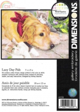 Dimensions Crewel-N°6228-Lazy Day Pals/multilingual