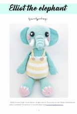 Sweetypie Design - Anouck Specker - Elliot the elephant