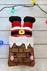 3am Grace Designs - Donna Vasquez Beavers and Michaelene Nelson - Chimney Santa Kawaii Cuddler - Free