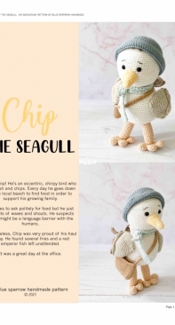 Blue Sparrow Handmade - Bianca Flatman - Chip the Seagull